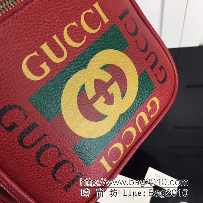 GUCCI古馳原單 新款專櫃品質原單貨實物實拍523591 大紅 男單肩斜挎包 HY1159